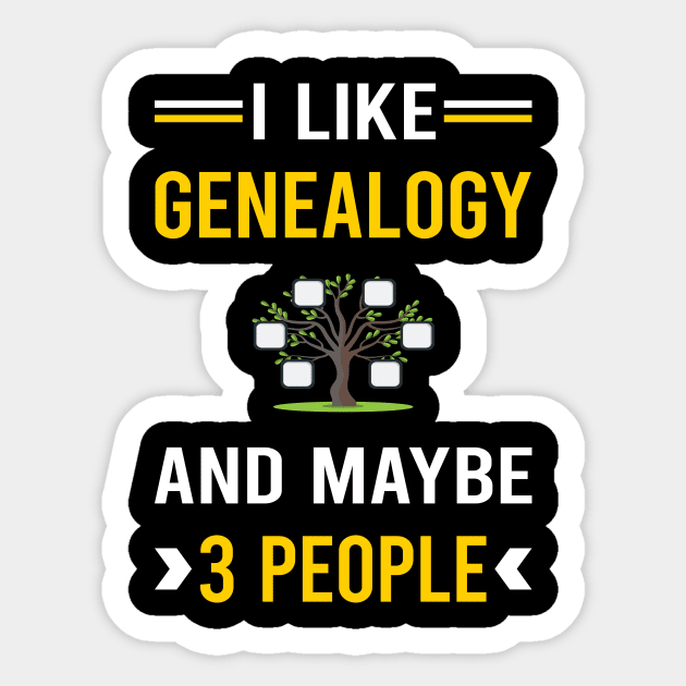 3 People Genealogy Genealogist Sticker by Good Day